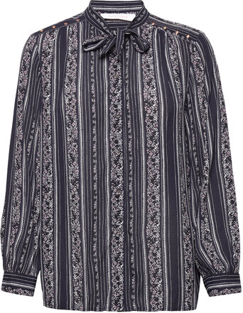 Top Tops Blouses Long-sleeved Multi/patterned See By Chloé