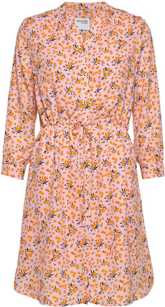 Slfdamina 7/8 Aop Dress B Kort Klänning Multi/patterned Selected Femme