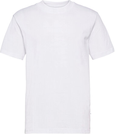 Slhrelaxcolman Ss O-Neck Tee Noos T-shirts Short-sleeved Hvit Selected Homme*Betinget Tilbud