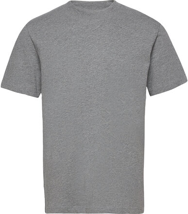 Slhrelaxcolman Ss O-Neck Tee Noos T-shirts Short-sleeved Grå Selected Homme*Betinget Tilbud