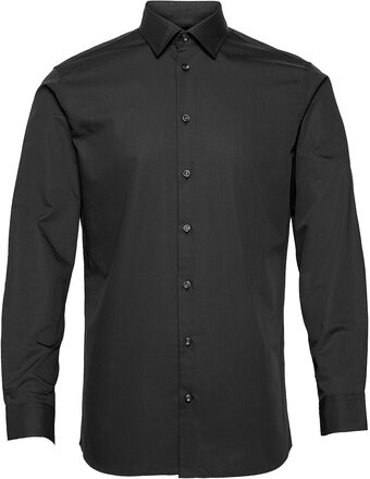 Slhslimethan Shirt Ls Classic Noos Skjorte Business Svart Selected Homme*Betinget Tilbud