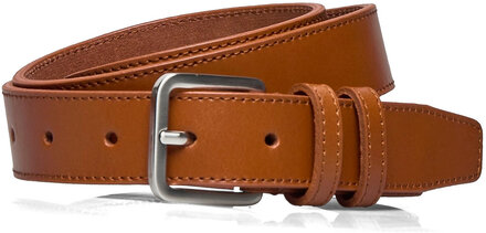 Slhnate Leather Belt Noos Accessories Belts Classic Belts Brown Selected Homme