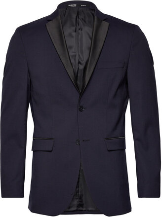 Slhslim-Mylologan Notch Navy Tux Blz B Suits & Blazers Blazers Single Breasted Blazers Navy Selected Homme