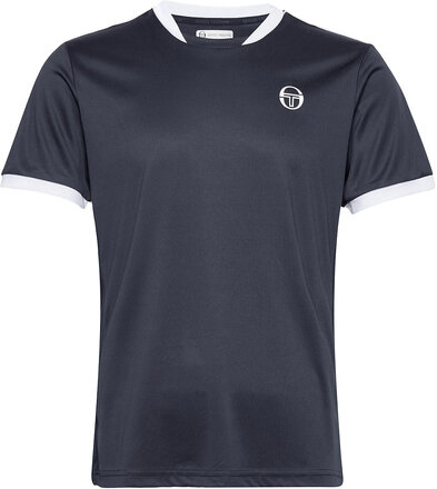 Club Tech T-Shirt T-shirts Short-sleeved Marineblå Sergio Tacchini*Betinget Tilbud