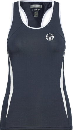 Eva Tank Top T-shirts & Tops Sleeveless Marineblå Sergio Tacchini*Betinget Tilbud