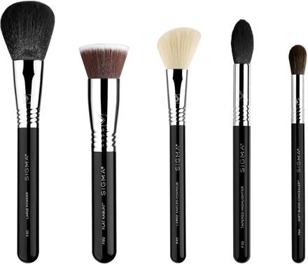 Classic Face Brush Set Beauty WOMEN Makeup Makeup Brushes Brush Set Multi/mønstret SIGMA Beauty*Betinget Tilbud