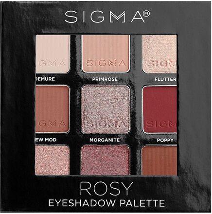 Rosy Eyeshadow Palette Beauty WOMEN Makeup Eyes Eyeshadow Palettes Multi/mønstret SIGMA Beauty*Betinget Tilbud