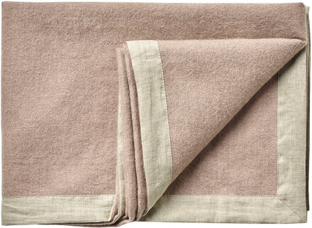 Mendoza 130X180 Cm Home Textiles Cushions & Blankets Blankets & Throws Rosa Silkeborg Uldspinderi*Betinget Tilbud