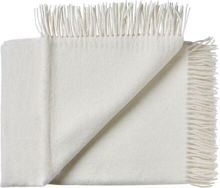 Oxford 140X240 Cm Home Textiles Cushions & Blankets Blankets & Throws White Silkeborg Uldspinderi