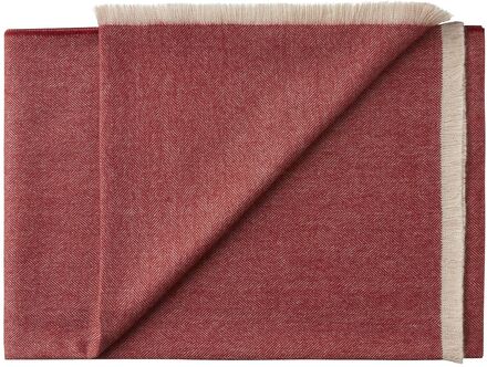 Trujillo 130X200 Cm Home Textiles Cushions & Blankets Blankets & Throws Red Silkeborg Uldspinderi