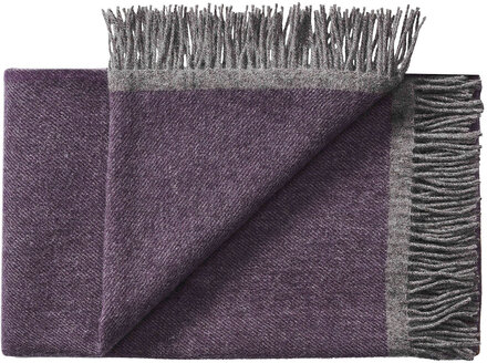 Alrø 140X240 Cm Home Textiles Cushions & Blankets Blankets & Throws Grå Silkeborg Uldspinderi*Betinget Tilbud