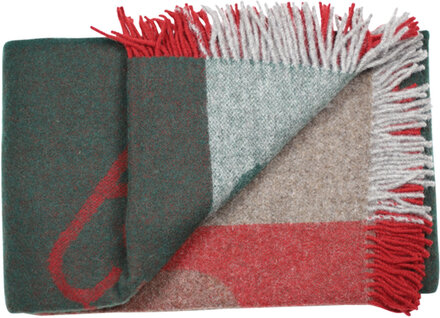 Leonard 140X240 Cm Home Textiles Cushions & Blankets Blankets & Throws Red Silkeborg Uldspinderi