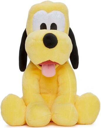 Disney Mickey Mouse,Pluto, 25Cm Toys Soft Toys Stuffed Animals Yellow Pluto