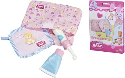 New Born Baby Bath Equipment Toys Dolls & Accessories Dolls Accessories Pink Simba Toys