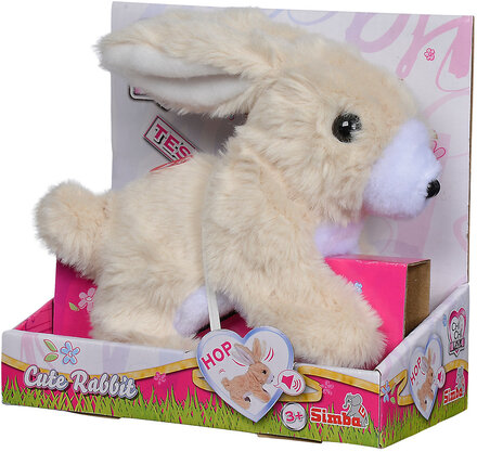 Chichi Love Rabbit Toys Interactive Animals & Robots Interactive Animals Beige Simba Toys