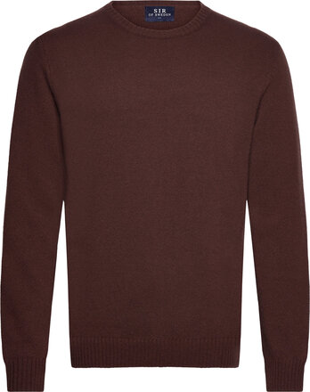 Harald Tops Knitwear Round Necks Brown SIR Of Sweden