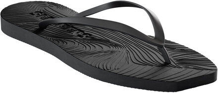Tapered Black Flip Flop Shoes Summer Shoes Sandals Svart SLEEPERS*Betinget Tilbud