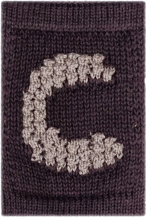 Knitted Letter C, Nature Home Kids Decor Decoration Accessories-details Brown Smallstuff