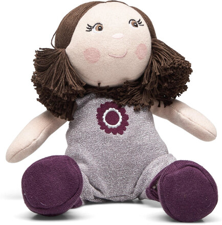 Doll, Luna, 30 Cm Toys Dolls & Accessories Dolls Purple Smallstuff