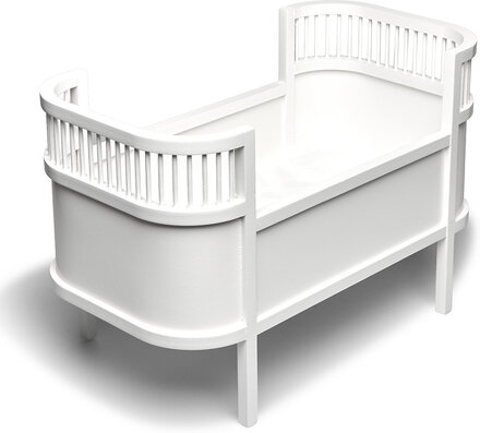 Rosaline Doll Bed, White Toys Dolls & Accessories Doll Beds White Smallstuff
