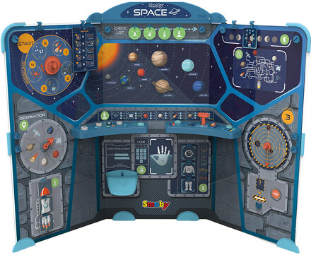 Space Center Toys Playsets & Action Figures Play Sets Svart Smoby*Betinget Tilbud