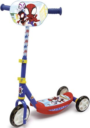 Smoby Spidey 3 Wheeled Scooter Toys Outdoor Toys Bicycles Kick Bikes Multi/patterned Smoby