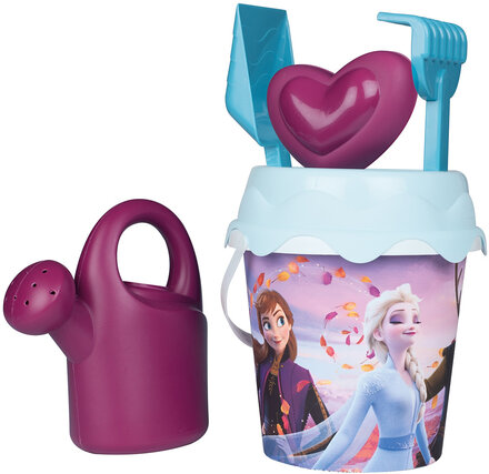 Ice Queen Sand Bucket Set W.watering Can Toys Outdoor Toys Sand Toys Multi/mønstret Smoby*Betinget Tilbud