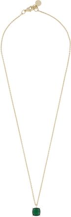 Saga Pendant Neck 42 Accessories Jewellery Necklaces Dainty Necklaces Grønn SNÖ Of Sweden*Betinget Tilbud