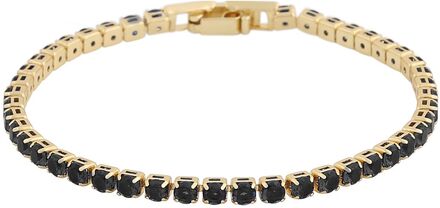 Wiz Small Brace Accessories Jewellery Bracelets Chain Bracelets Svart SNÖ Of Sweden*Betinget Tilbud