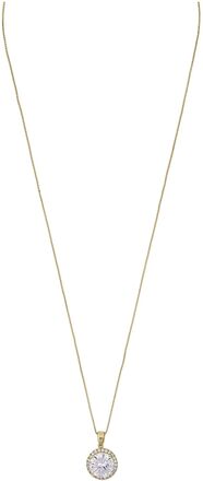 Lex Pendant Neck 40 G/Clear Accessories Kids Jewellery Necklaces Dainty Necklaces Gull SNÖ Of Sweden*Betinget Tilbud