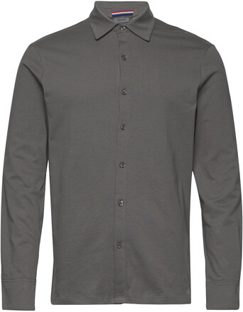 Fiere Ls Shirt M Tops Polos Long-sleeved Grey SNOOT