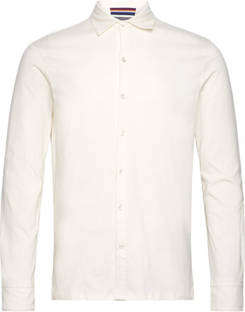 Fiere Ls Shirt M Tops Polos Long-sleeved White SNOOT