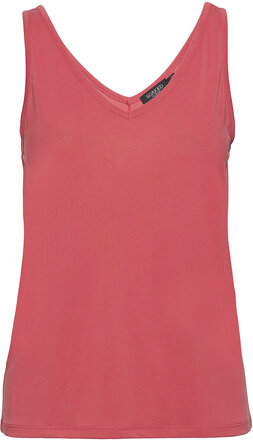 Slcolumbine Tank Top T-shirts & Tops Sleeveless Rosa Soaked In Luxury*Betinget Tilbud