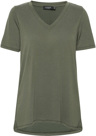 Slcolumbine Over T-Shirt Ss T-shirts & Tops Short-sleeved Grønn Soaked In Luxury*Betinget Tilbud