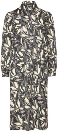 Slfrankie Shirt Dress Knælang Kjole Multi/patterned Soaked In Luxury