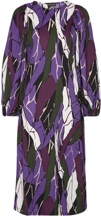 Slkillian Dress Knælang Kjole Purple Soaked In Luxury