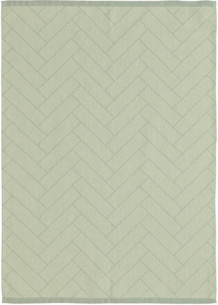 Kjøkkenhåndkle 50X70 Tiles Tea Green Home Textiles Kitchen Textiles Kitchen Towels Grønn Södahl*Betinget Tilbud