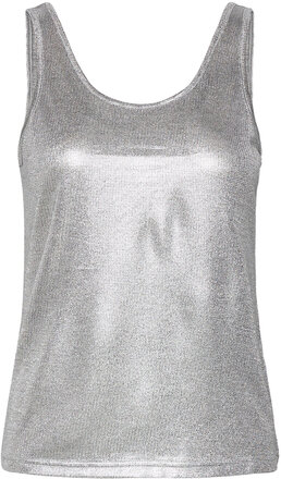 Top Tops T-shirts & Tops Sleeveless Silver Sofie Schnoor
