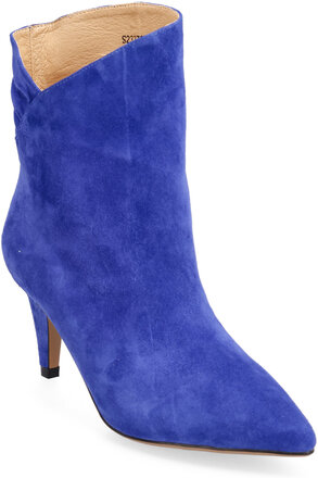 Boot Shoes Boots Ankle Boots Ankle Boots With Heel Blue Sofie Schnoor