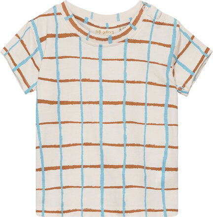 Sgjared Check Ss Tee Tops T-Kortærmet Skjorte Multi/patterned Soft Gallery