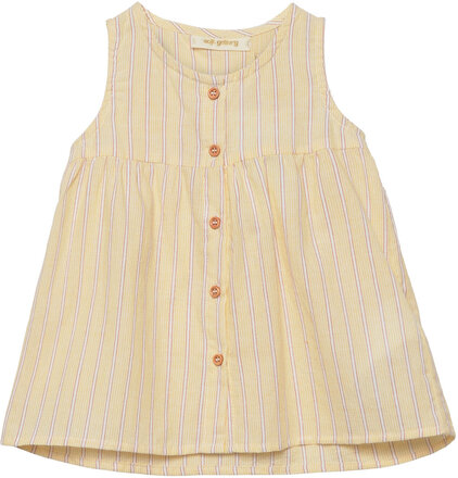 Sgblillen Stripe Dress Dresses & Skirts Dresses Casual Dresses Sleeveless Casual Dresses Yellow Soft Gallery