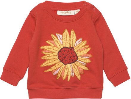 Sgbbuzz Sunflower Sweatshirt Tops Sweatshirts & Hoodies Sweatshirts Orange Soft Gallery