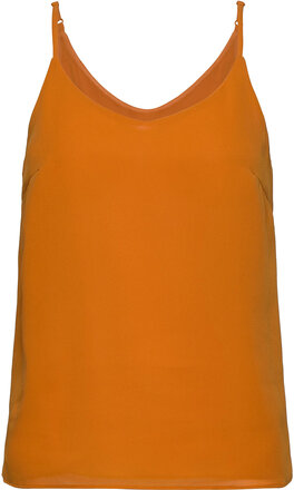 Srfrida Top - Grs T-shirts & Tops Sleeveless Oransje Soft Rebels*Betinget Tilbud