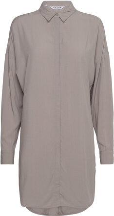 Srfreedom Long Shirt Tops Shirts Long-sleeved Grey Soft Rebels