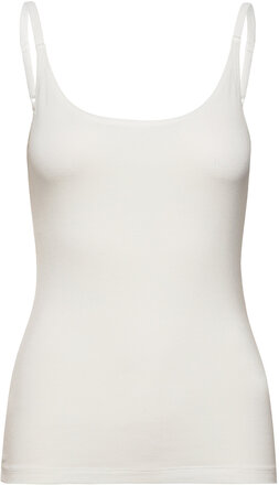 Srlinsey Strap Top Tops T-shirts & Tops Sleeveless White Soft Rebels