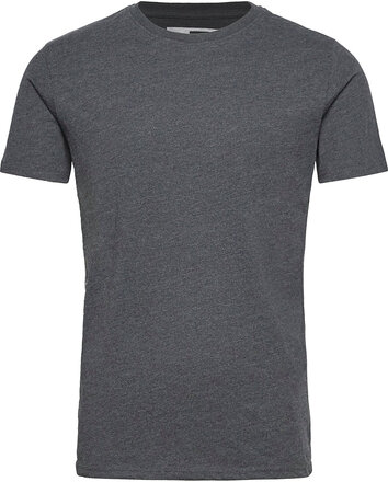 Sdrock Ss Tops T-shirts Short-sleeved Grey Solid