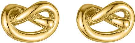 Knot Studs Accessories Jewellery Earrings Studs Gull SOPHIE By SOPHIE*Betinget Tilbud