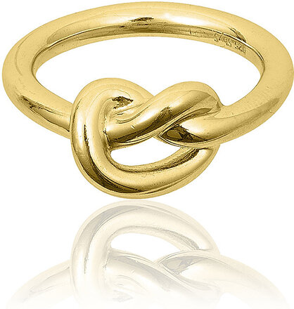 Knot Ring Ring Smykker Gull SOPHIE By SOPHIE*Betinget Tilbud