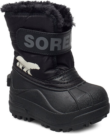Toddler Snow Commander Sport Winter Boots Winterboots Pull On Black Sorel