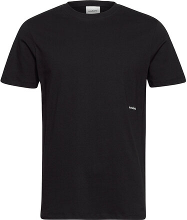 Coffey T-Shirt T-shirts Short-sleeved Svart Soulland*Betinget Tilbud